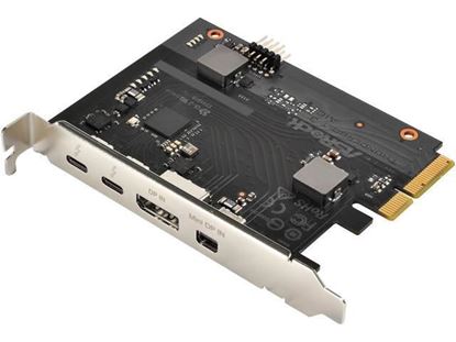 Picture of Thunderbolt 3 PCIe card - 2 Type C Ports, 1 DP in