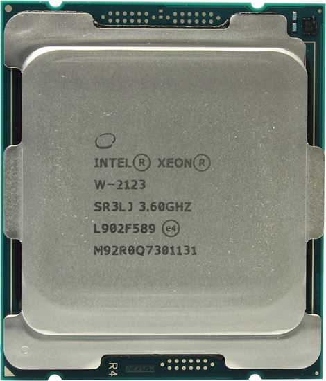 Picture of Intel Xeon W-2123 (3.6GHz, 3.9GHz Turbo, 4C, 8.25MB Cache, HT, (120W) ) DDR4-2666